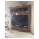 Custom Made Corner Entertainment Center