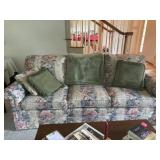 4 Piece Floral Upholstered Living Room Suit