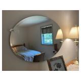 Beveled Edged Oval Mirror