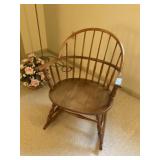 Hardwood Windsor Style Rocking Chair