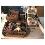 (3) Box Lots- Grinding Wheels, Misc. Oils, Etc.