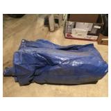 Large Blue Plastic Tarp