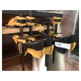 (4) Quick Grip Bar Clamps