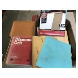 Box Lot- Various Grit Sandpaper