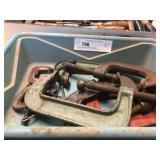 Approximately 8 Various C Clamps