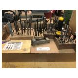 Tray Lot- Metal Bits, Punches, Nut Drivers, Etc.
