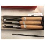 3 Piece AMT Spoon Bent Gouge Carving Set