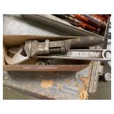 Box Lot- Good Adjustable Wrenches