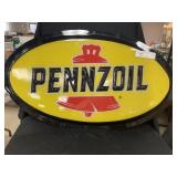 Plastic Pennzoil Advertising Sign
