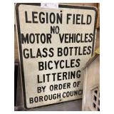 Legion Field Sign