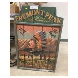 Cont. Wooden Tobacco Advertisement