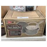 2 Gallon Cast Iron Pot