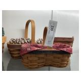 (3) Longaberger Baskets