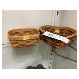 (2) Longaberger Baskets