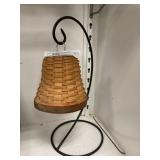 Longaberger Bell Basket w/ Stand