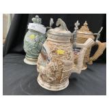 (3) Avon Beer Steins