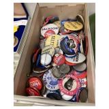 Political Buttons, etc.