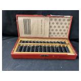 Oriental Abacus w/ Wood Case