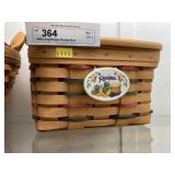 1998 Longaberger Recipe Box