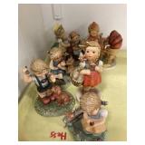 (7) Goebel Figurines