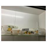 (9) Pcs. Fire King Serving Dishes