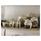 Danbury Mint Hummel Canister & Tea Set