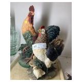 Chicken & Rooster Figurine