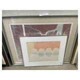 (2) Signed Lithographs