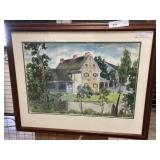 Framed Watercolor