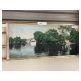 Framed Japanese Embroidery