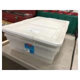 (2) Rubbermaid Storage Totes