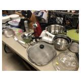 Knife Set, Serving Dishes, Cookware, etc.