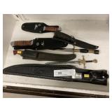 (7) Imported Knives & Daggers