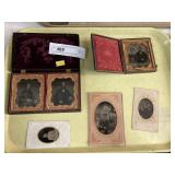 (2) Daguerreotype & (3) Tin Type Photos