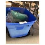 Tub of New & Used Tupperware