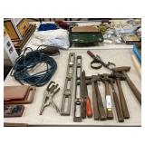 Work Light, Levels, Hammers, Oil Filter Wrenches,