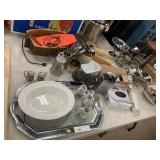 Silver Plated Serving Items, Rolling Pins, etc.