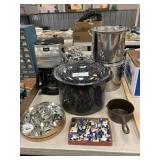 Coffee Maker, Stock Pots, Cookie Cutters