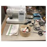 Europro Mod 9105 Sewing Machine w/ Supplies