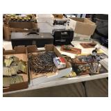 Toolbox, Nails, Air Compressor, Hinges,