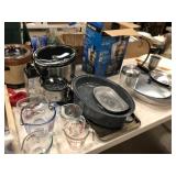 Crockpots, Measuring Cups, Blender,