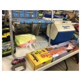 Paint Roller, Lawn Chair, Weed Killer,