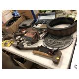 Drills, Battery Tester, Charger, Pipe Cutters,