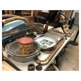 Record Player, Washboards, Vacuum, Canes,