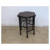 Walnut Spindle Plant Stand