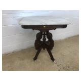 Depression Marble Top Parlor Table