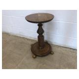 Early Oak Turned Wood Stand