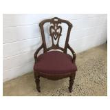 Depression Era Upholstered Side Chair