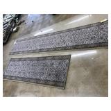 (2) Floral Decorated Runner Rugs
