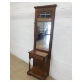 Modern Pine 1-Drawer Broyhill Hall Rack